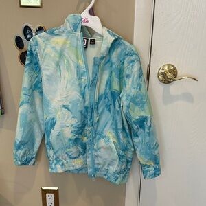 Ideology Kids Raincoat in Blue and Yellow